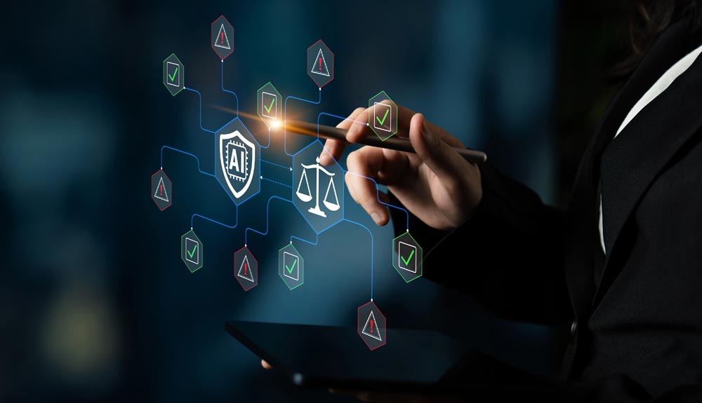Law firm using artificial intelligence with professional liability risk controls